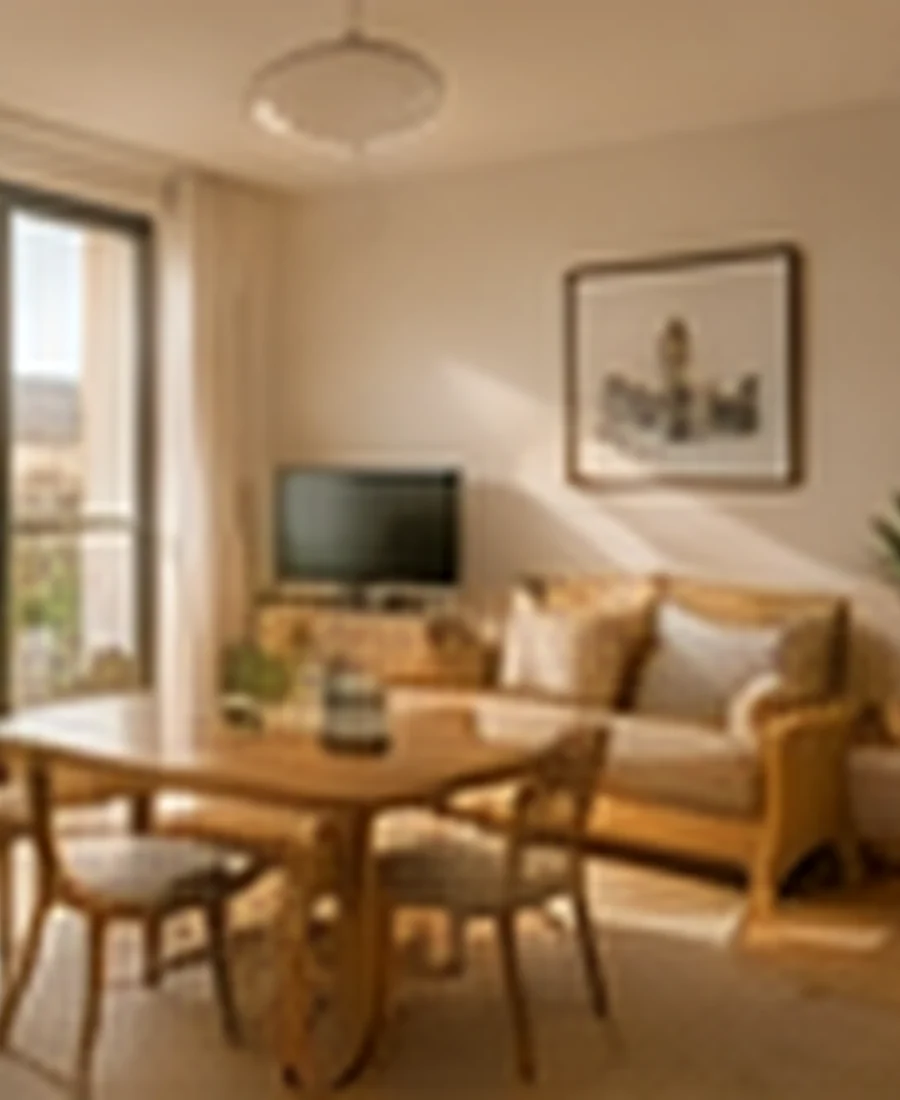 Elegant apartment details showing cleanliness comfort and care