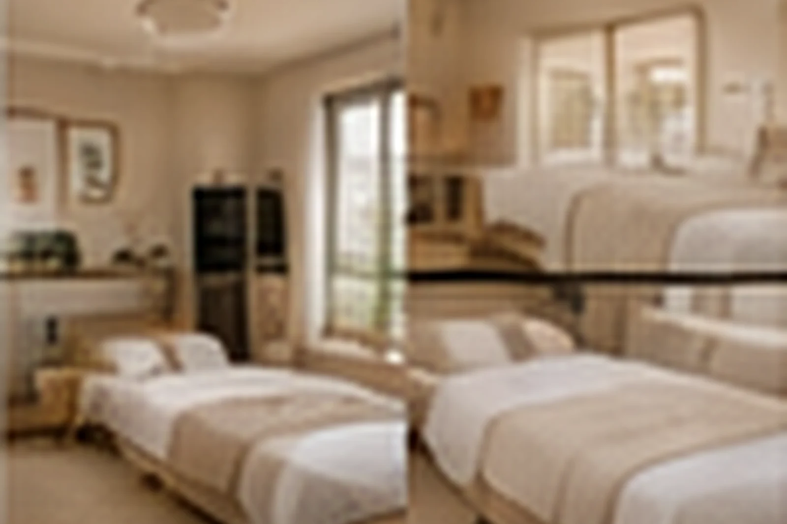 Professional cleaning transformation in a bright rental apartment